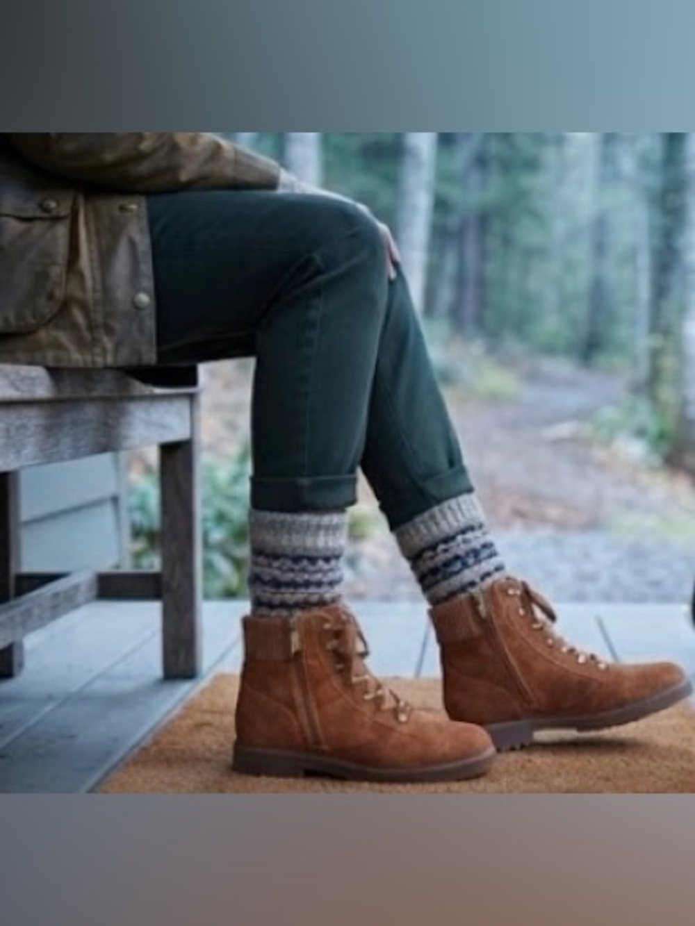 Easy Spirit / Martha Stewart Suede Quilted Ankle Boots NWT Size 12